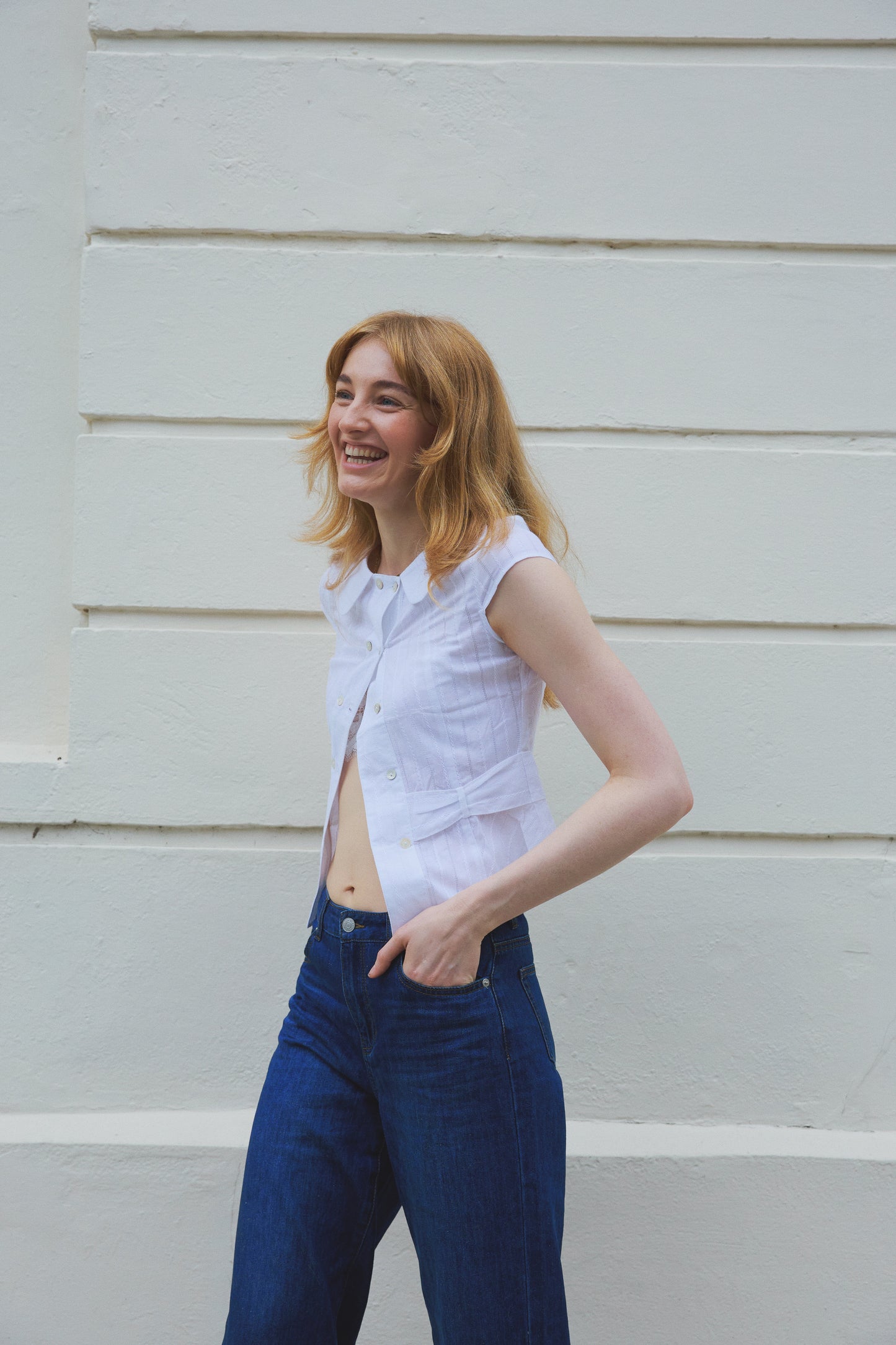 Virginia Blouse | White Cotton