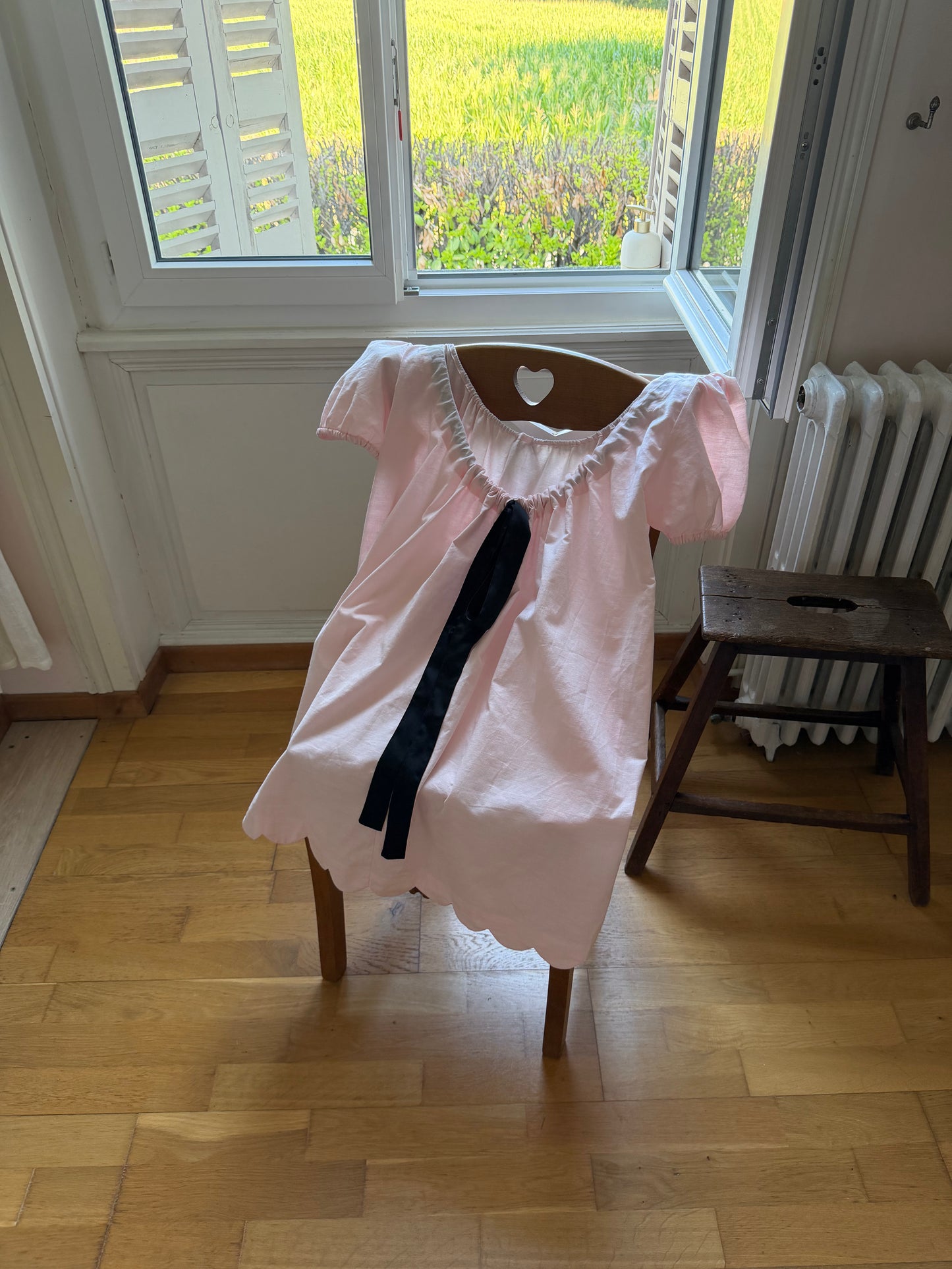 Hilma Dress | Rose Cotton Linen