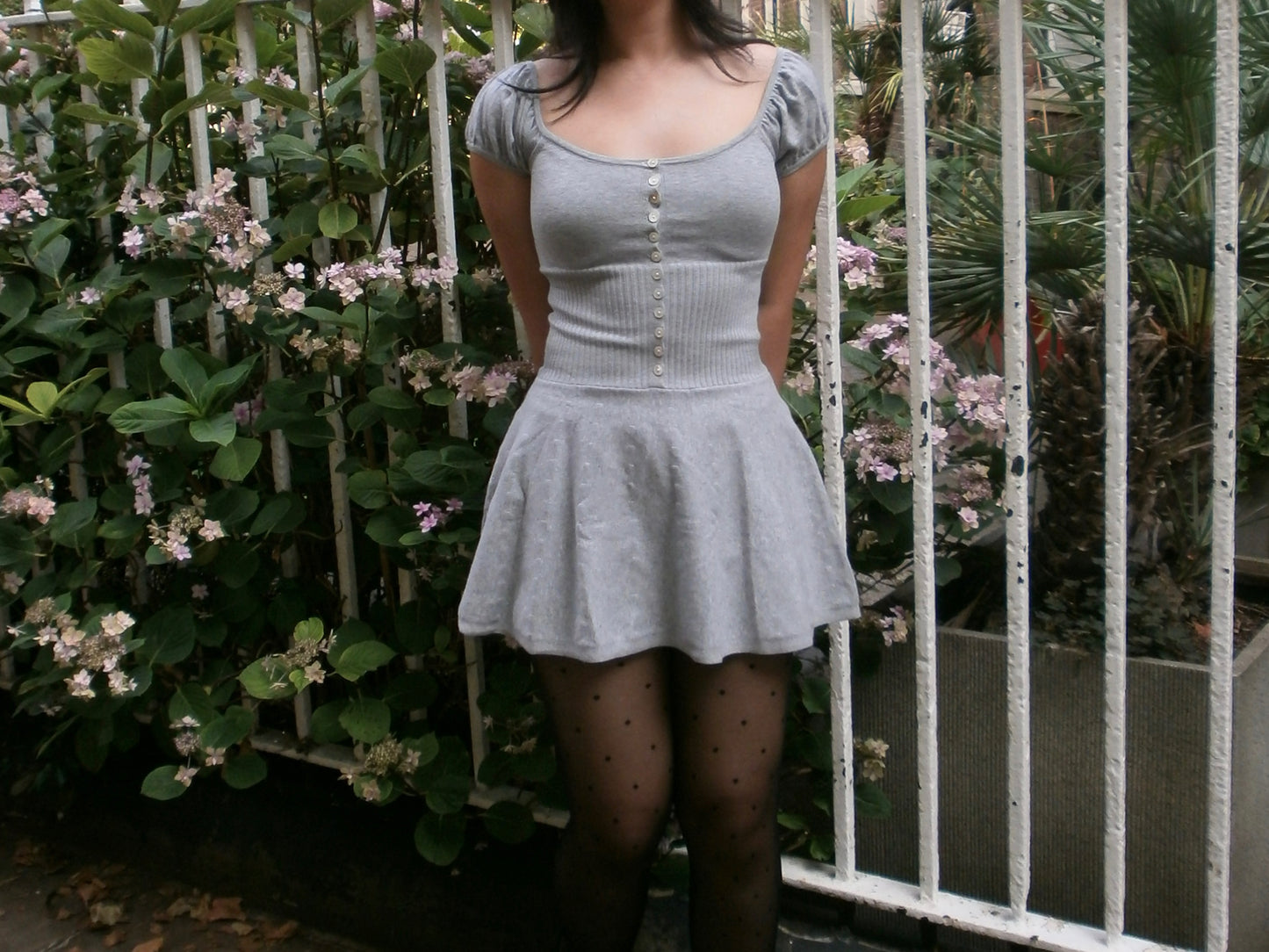 Lise Knit Mini Dress | Heather Grey
