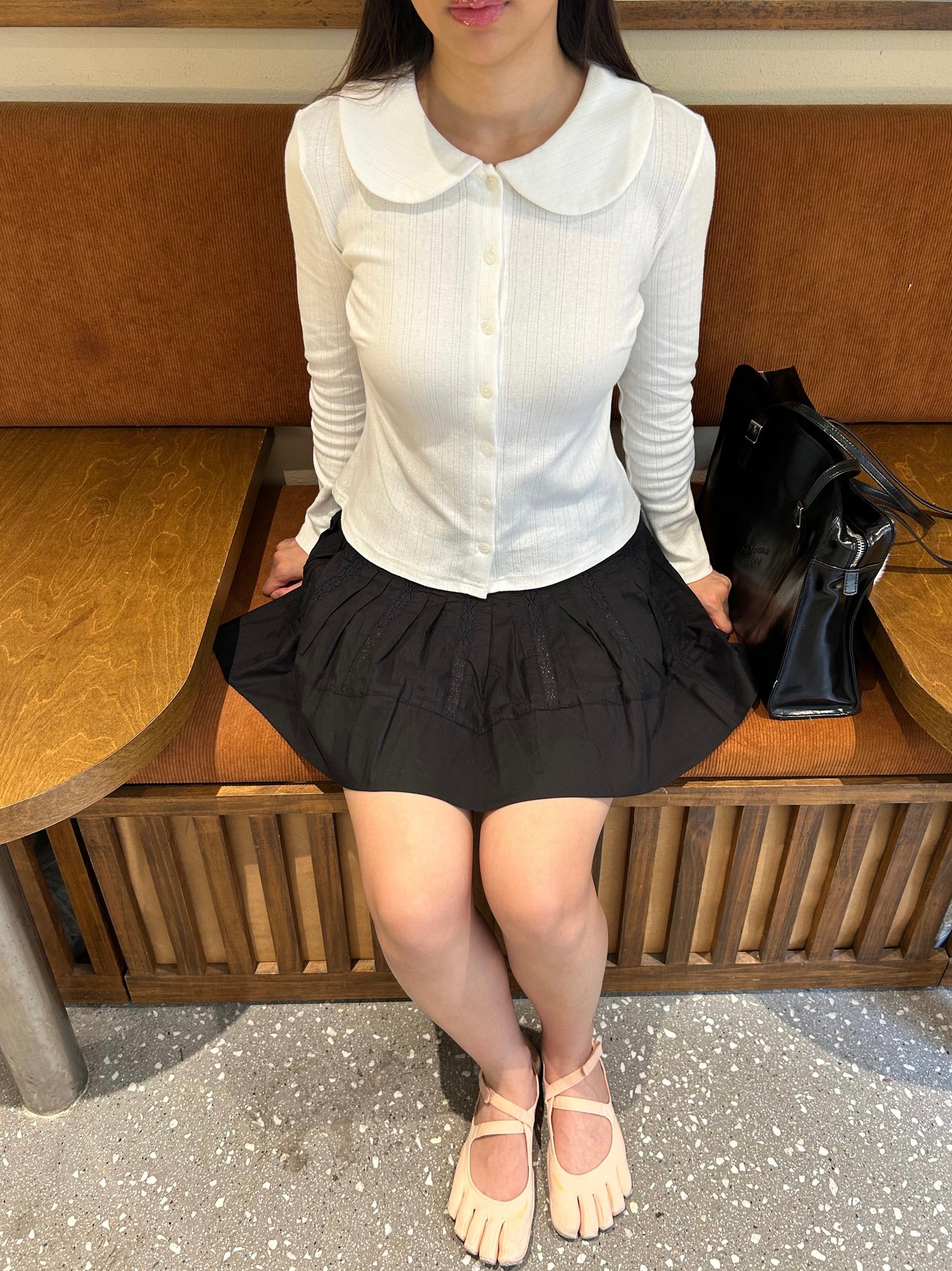 Nora Cardigan | White Pointelle