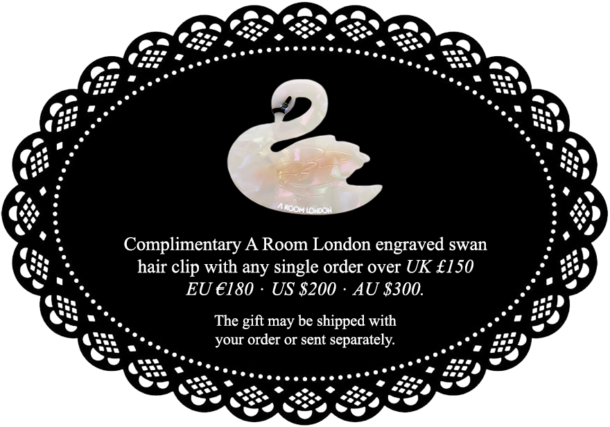 Swan Hair Clip