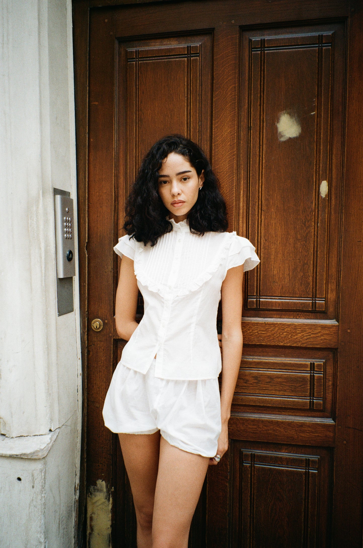 Tove blouse | White Cotton