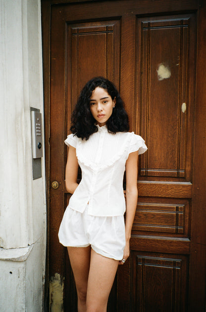 Tove blouse | White Cotton