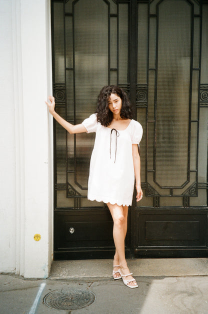 Hilma Dress | Rose Cotton Linen