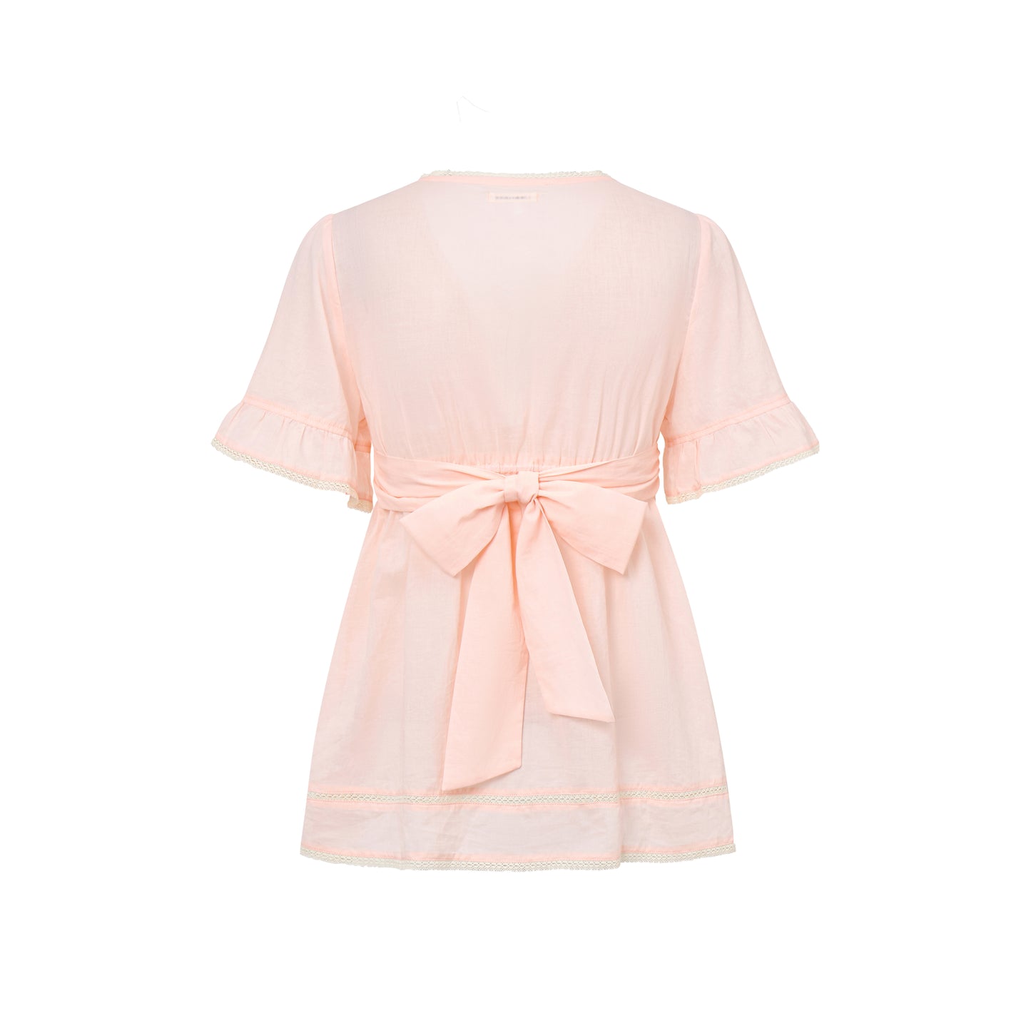 Alice Lace Blouse | Beige Cotton