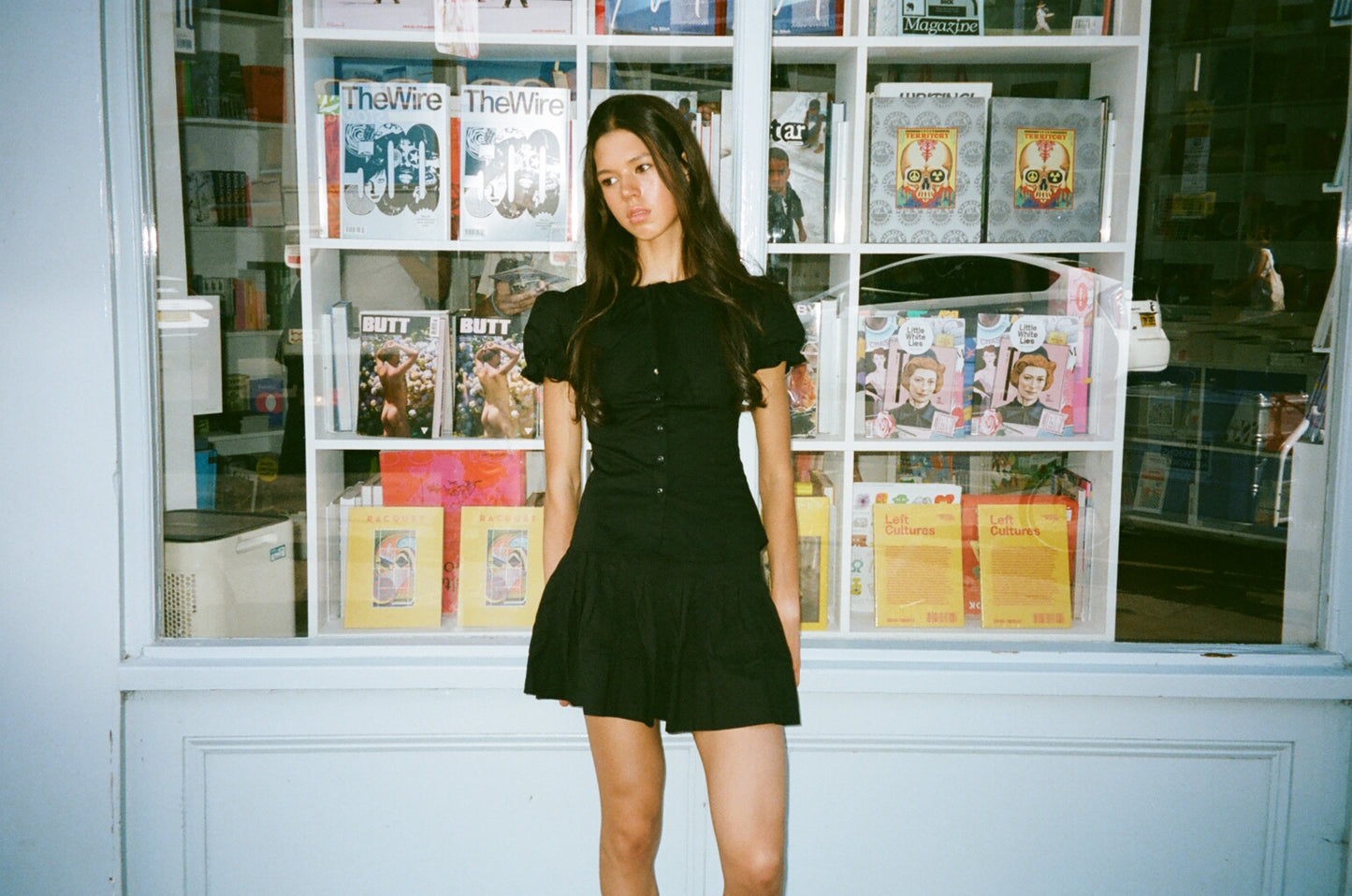 Diane Lace Skirt | Black Cotton