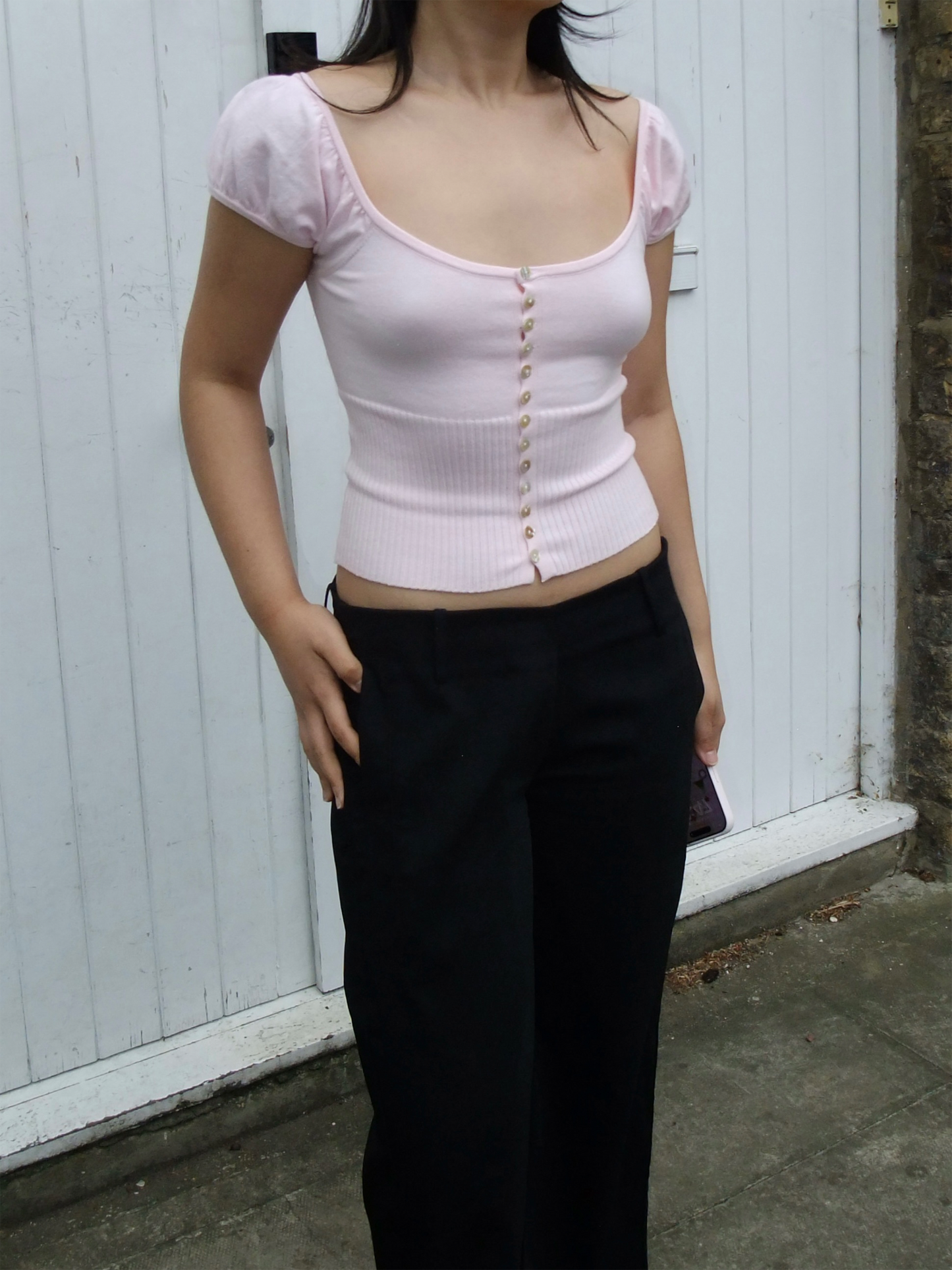 Lise Knit Top | Sakura Pink