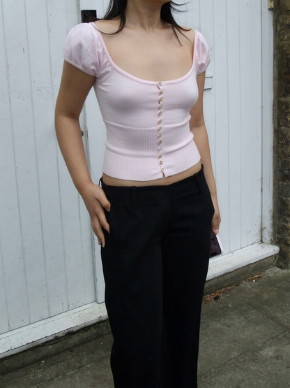 Lise Knit Top | Sakura Pink