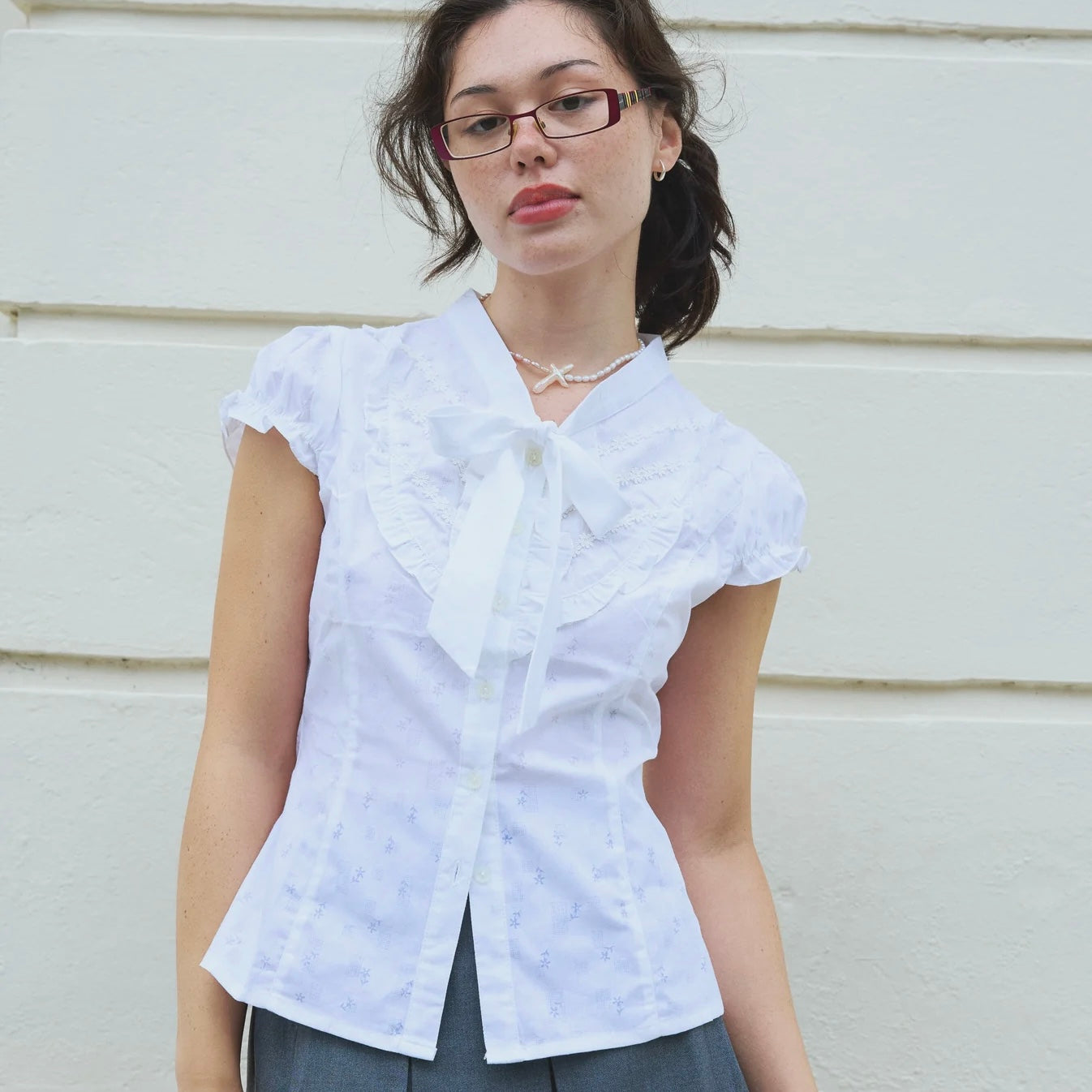 Sample Sale | Daisy Blouse | White