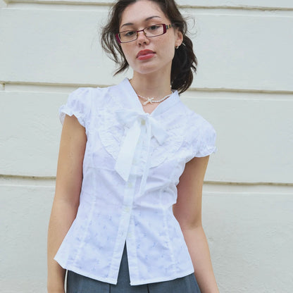 Sample Sale | Daisy Blouse | White