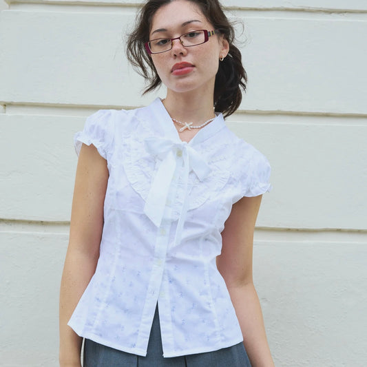 Sample Sale | Daisy Blouse | White