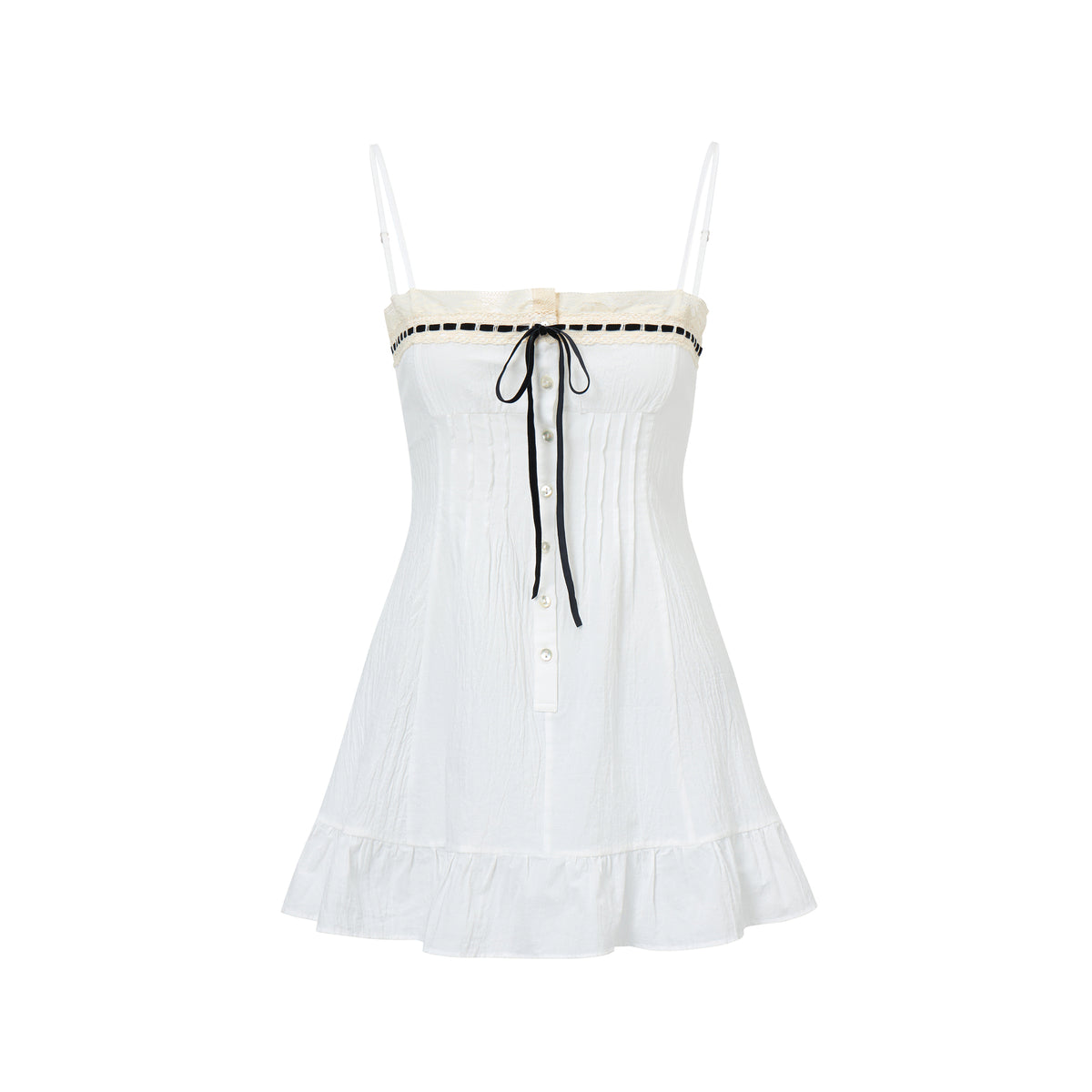 Minnie Slip Dress | White Cotton