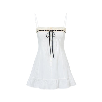 Minnie Slip Dress | White Cotton