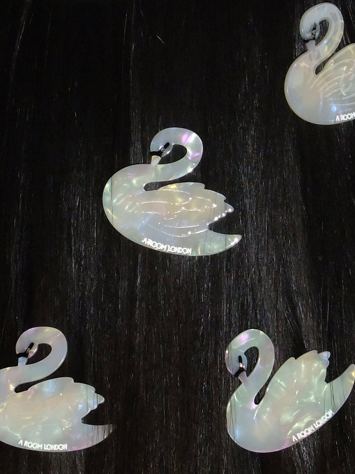 Swan Hair Clip