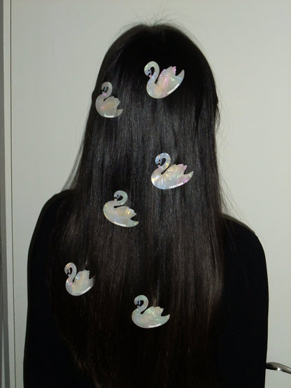Swan Hair Clip