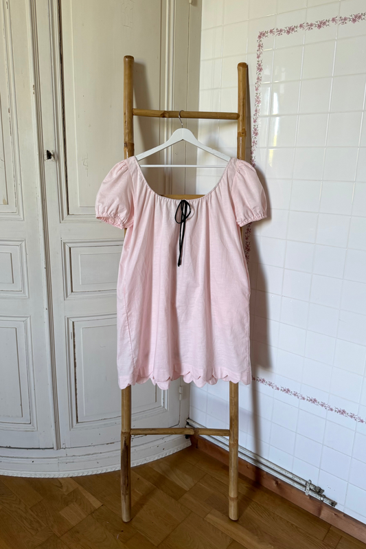 Hilma Dress | Rose Cotton Linen