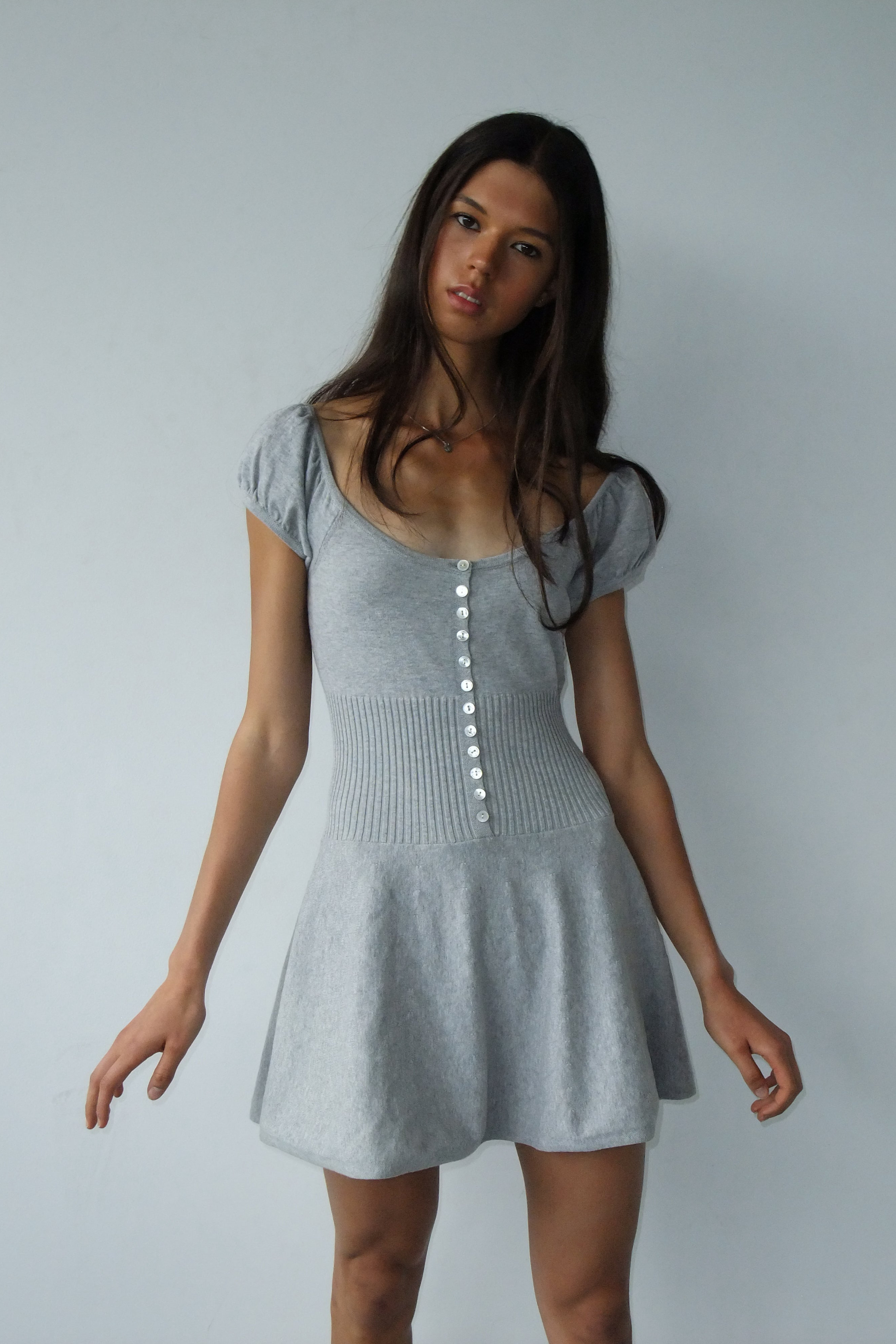 Lise Knit Mini Dress | Heather Grey L / Heather Grey Lise Knit Mini Dress | Heather Grey L / Heather Grey