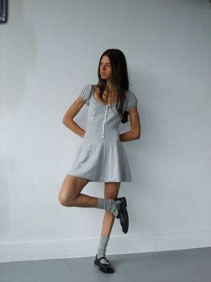 midi dress halter Tie Halter Neck A-Line Poplin Midi Dress – shopaleena main image 1