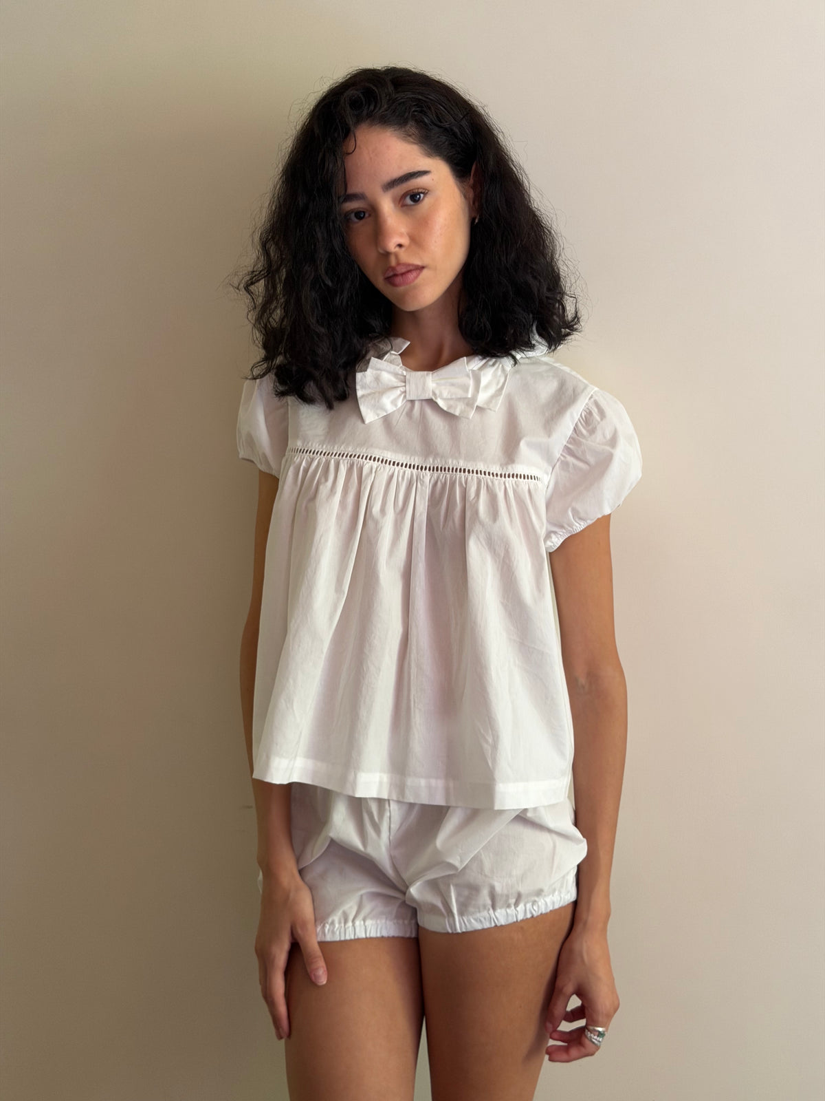Momo Blouse | White Cotton