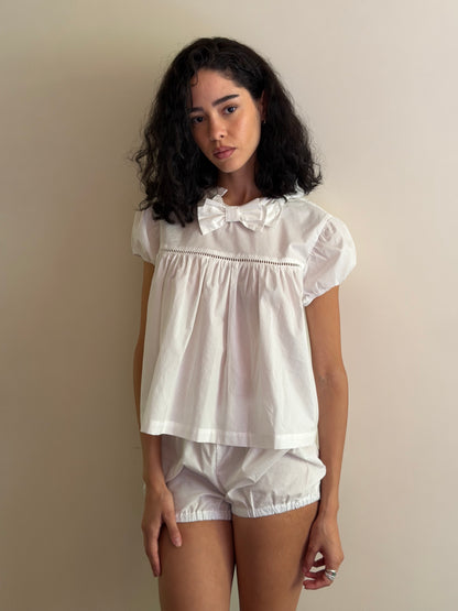Momo Blouse | White Cotton