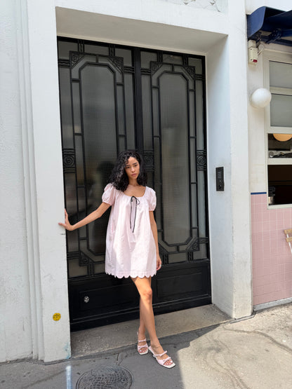 Hilma Dress | Rose Cotton Linen
