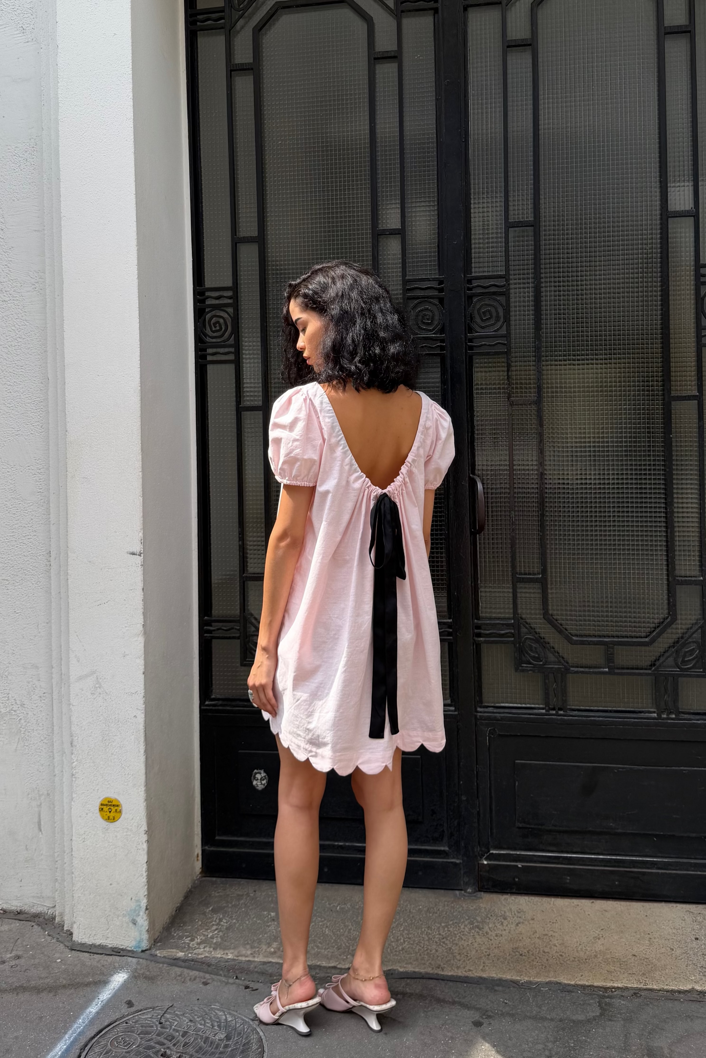 Hilma Dress | Rose Cotton Linen