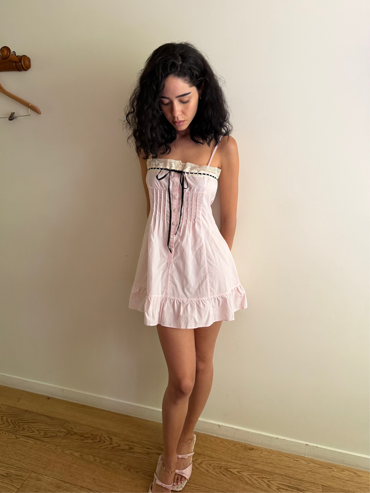 Minnie Slip Dress | White Cotton