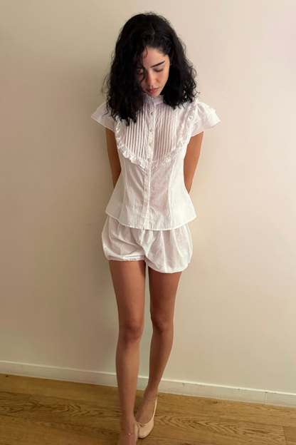 Tove blouse | White Cotton