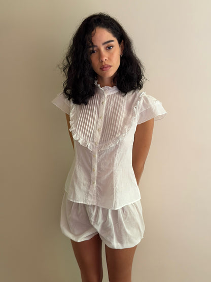 Tove blouse | White Cotton
