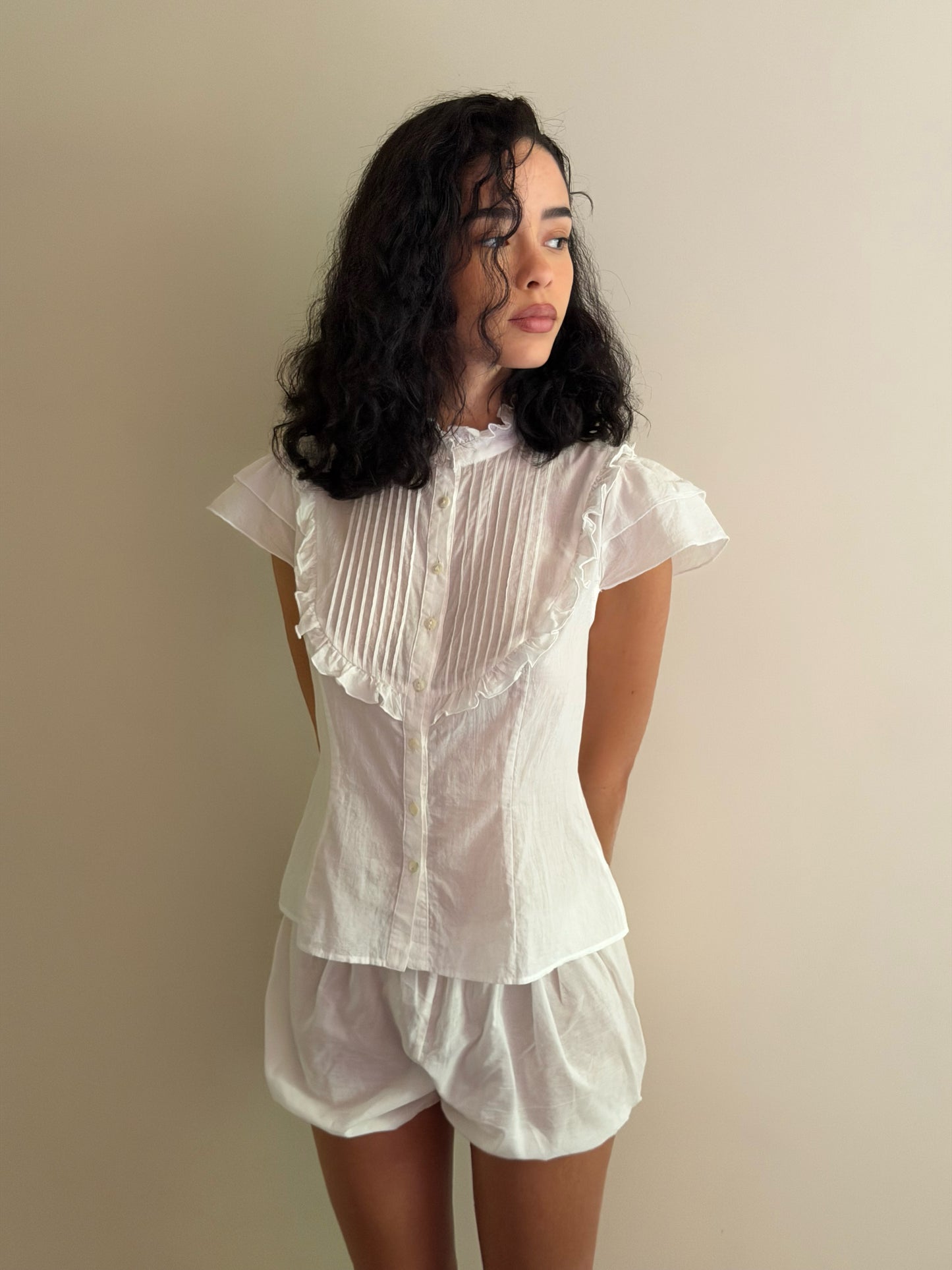 Tove blouse | White Cotton