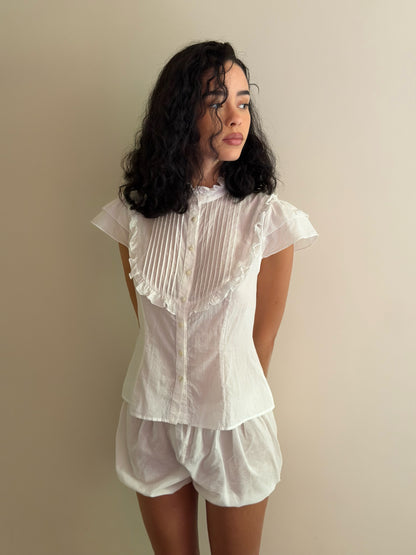 Tove blouse | White Cotton