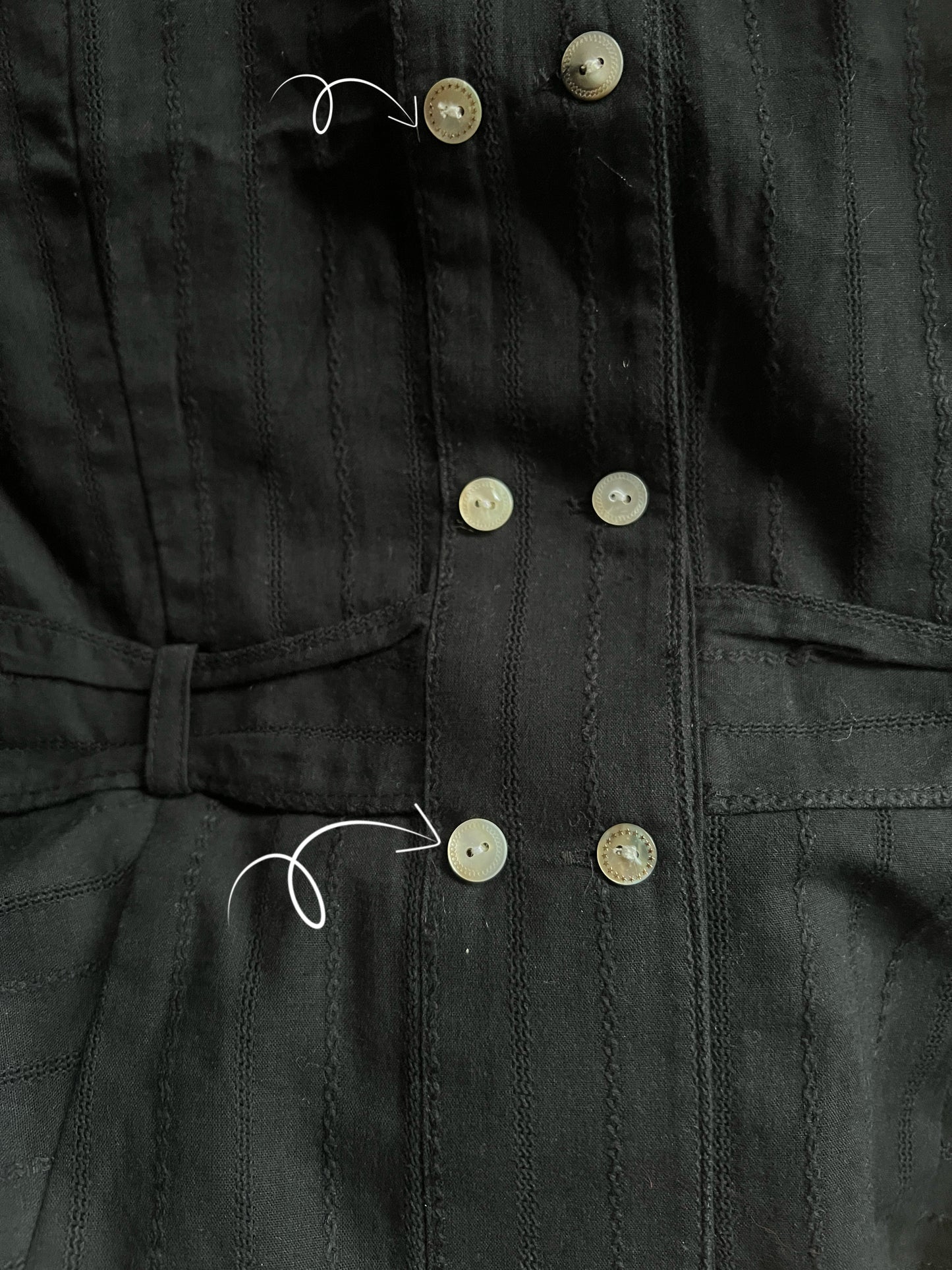 Sample Sale | Virginia Blouse | Black Cotton