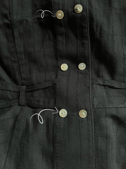 Sample Sale | Virginia Blouse | Black Cotton