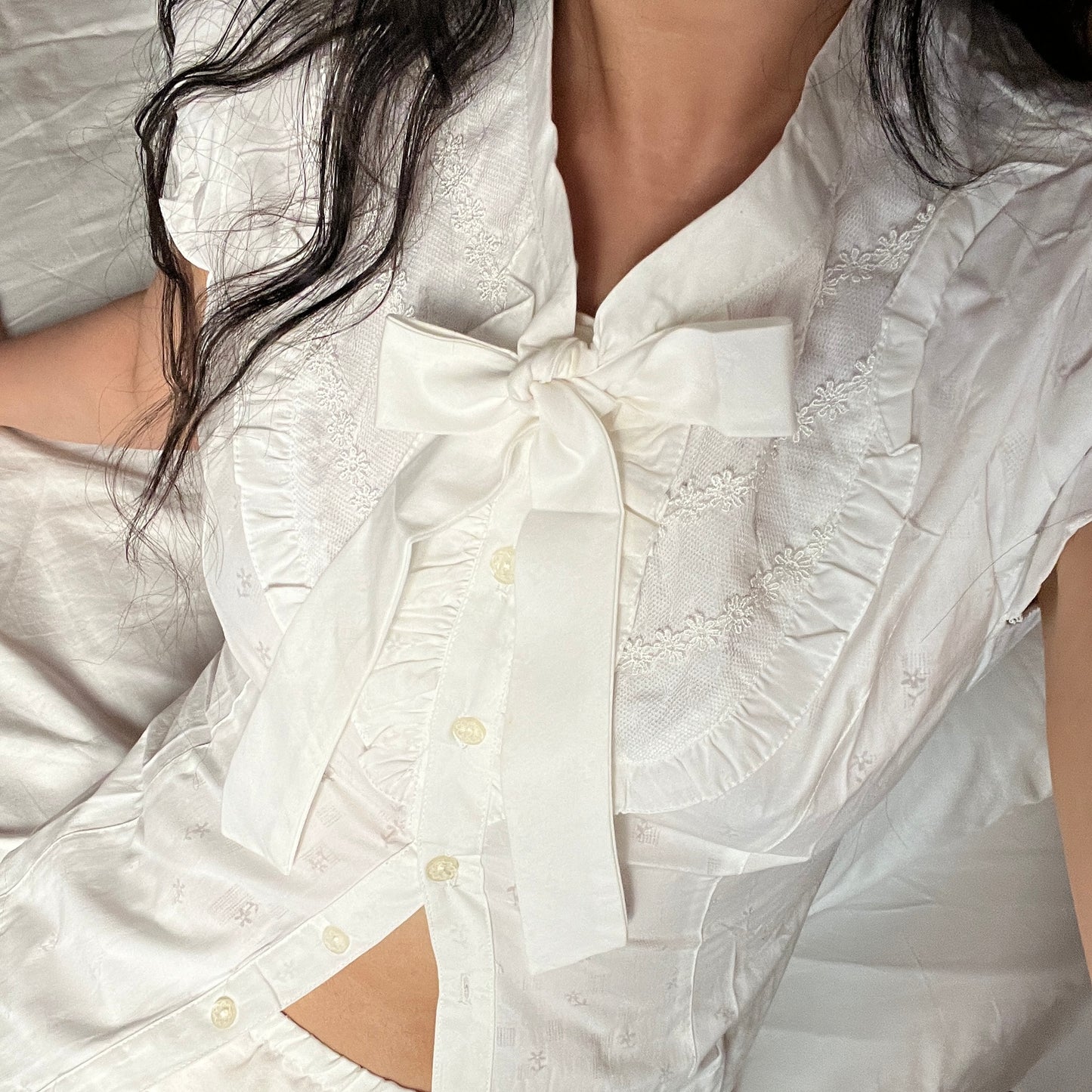Sample Sale | Daisy Blouse | White