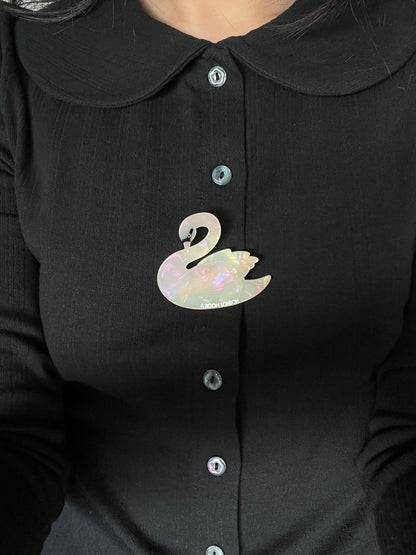 Swan Hair Clip
