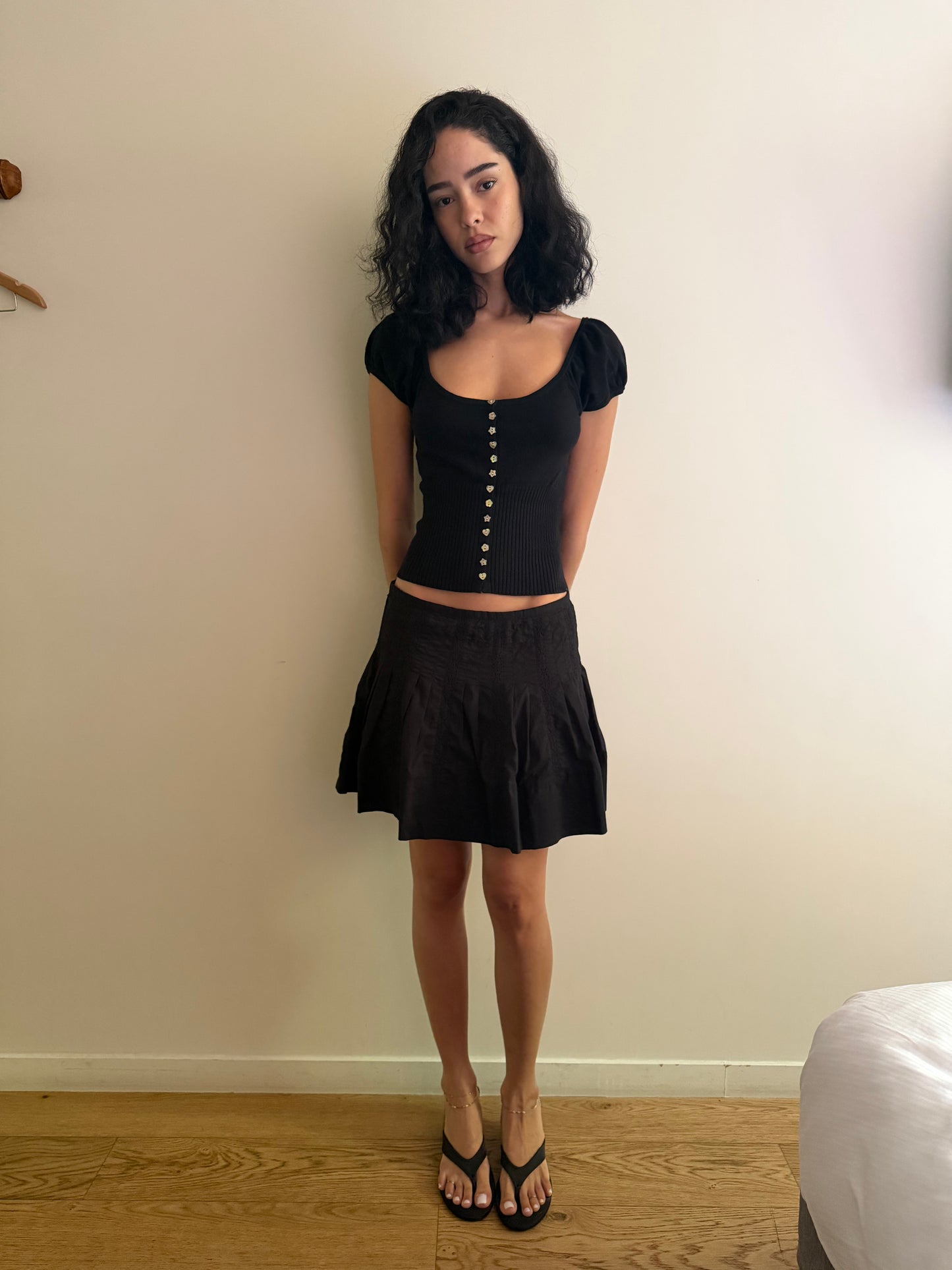 Lise Knit Top | Black