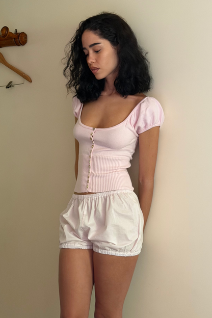 Lise Knit Top | Sakura Pink