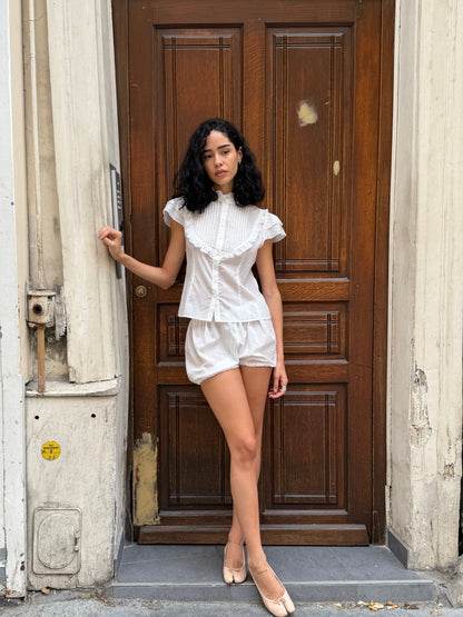 Tove blouse | White Cotton