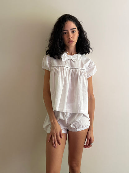 Momo Blouse | White Cotton