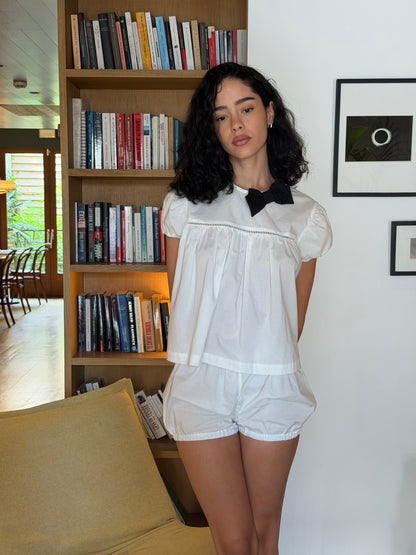 Momo Blouse | White Cotton