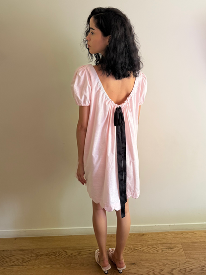 Hilma Dress | Rose Cotton Linen