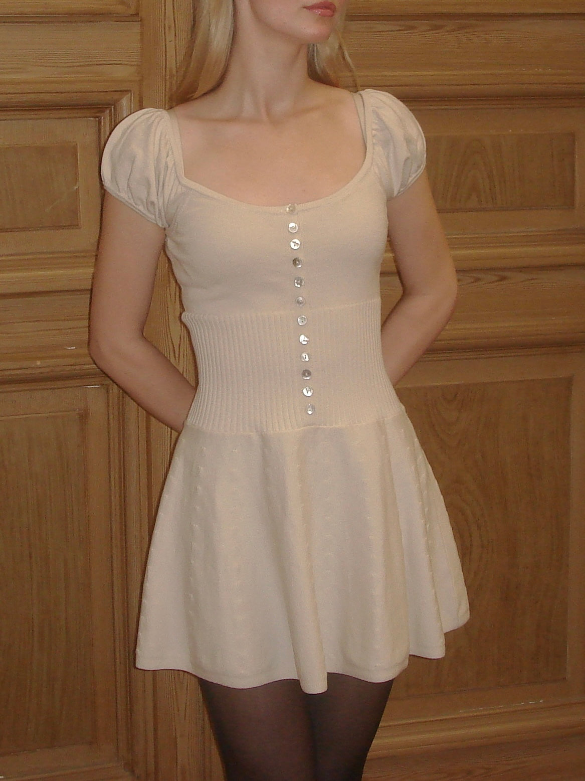 Lise Knit Mini Dress | Oatmeal